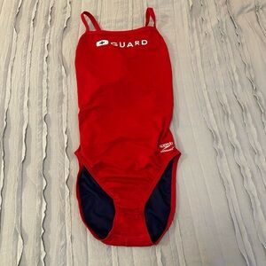 NWT! Speedo Lifeguard One Piece Swimsuit | Size 36